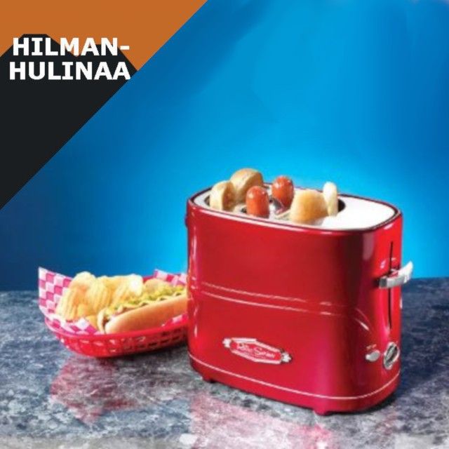 LOPPU Uusi Retro Line Hot Dog Machine Punainen