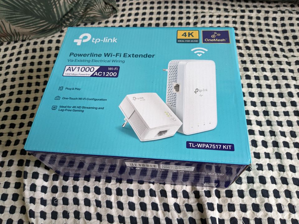 TP-LINK TL-WPA7517 powerline extender (Uusi)