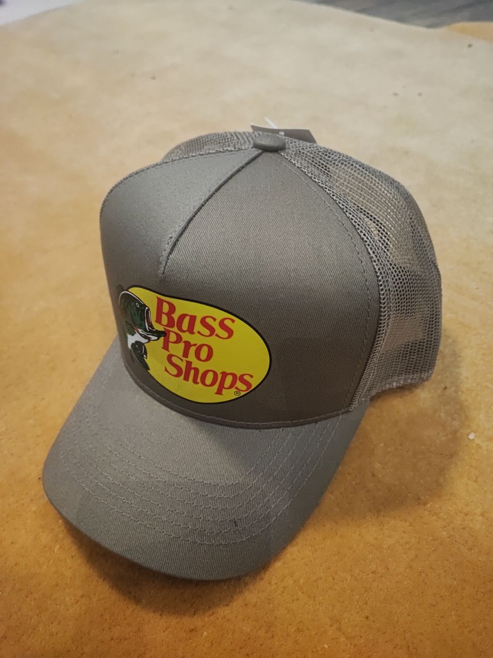 USA Bass Pro Shops snapback lippis, beige