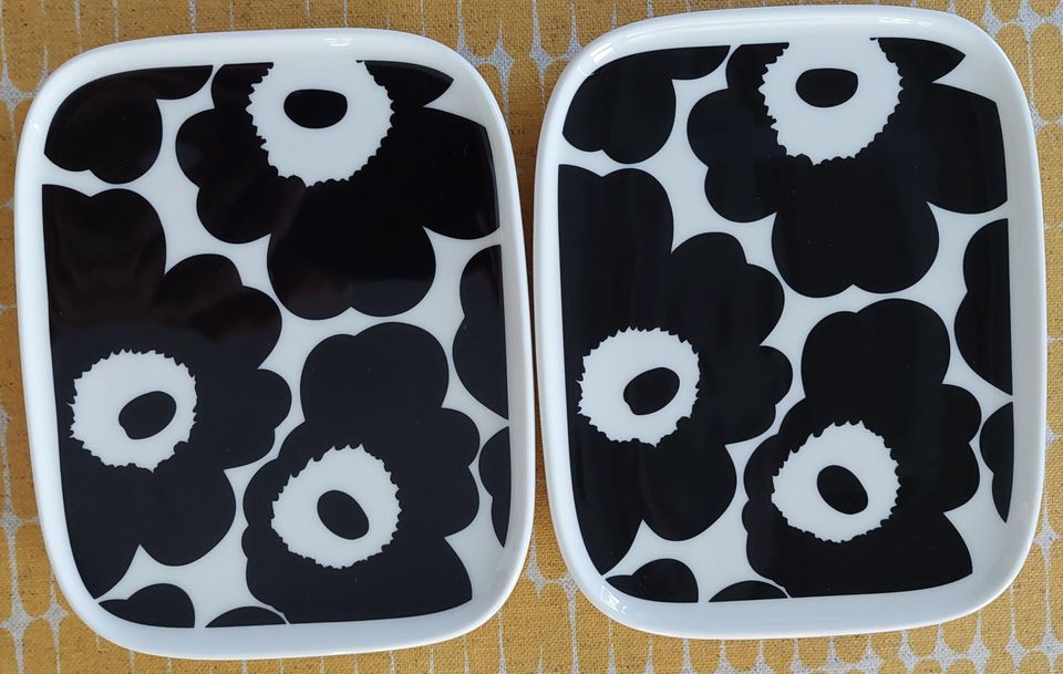 Marimekko Unikko lautaset 15x12 cm