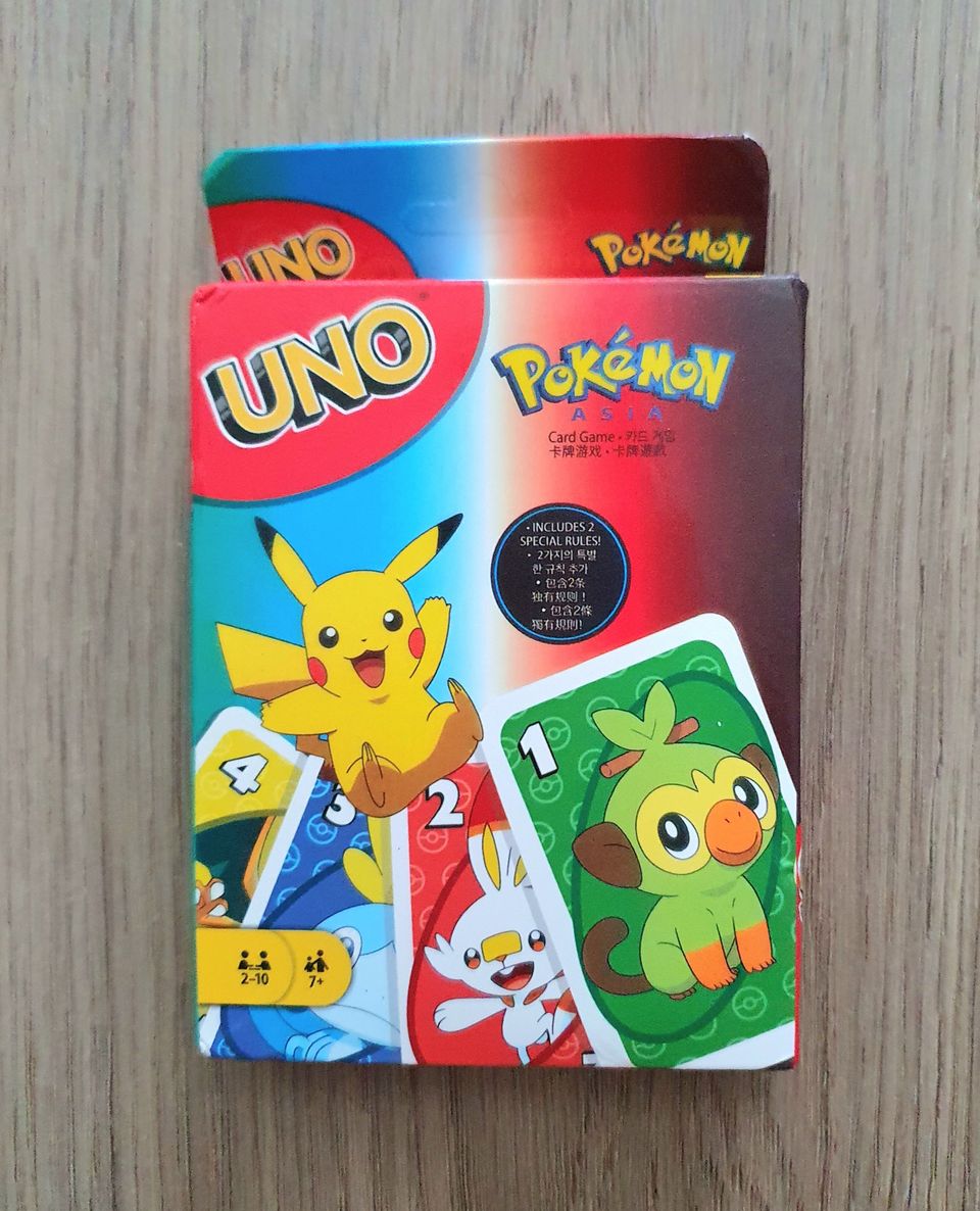 UNO Pokemon-pelikortit