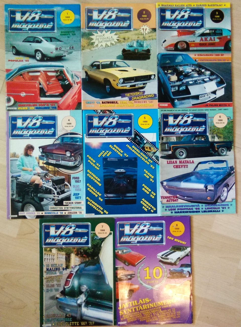 V8 vuosikerta 1988