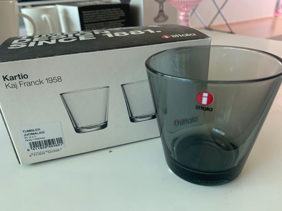 Iittala kartio 21 cl lasit 2 kpl