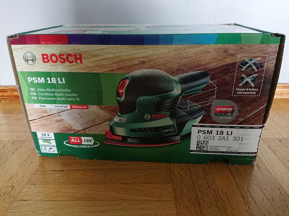 Käyttämätön Boschin hiomakone