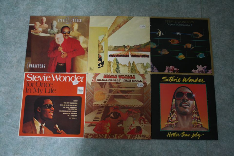 Stevie Wonder LP-levyjä