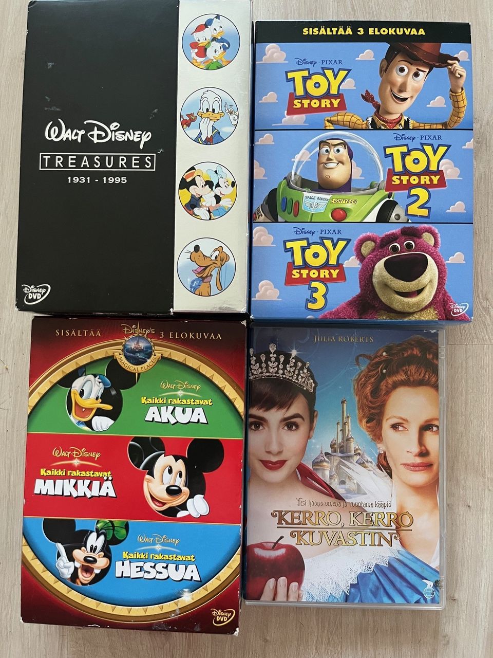 LASTEN DVD-PAKETTI: Disney Treasures, Toy Story jne.