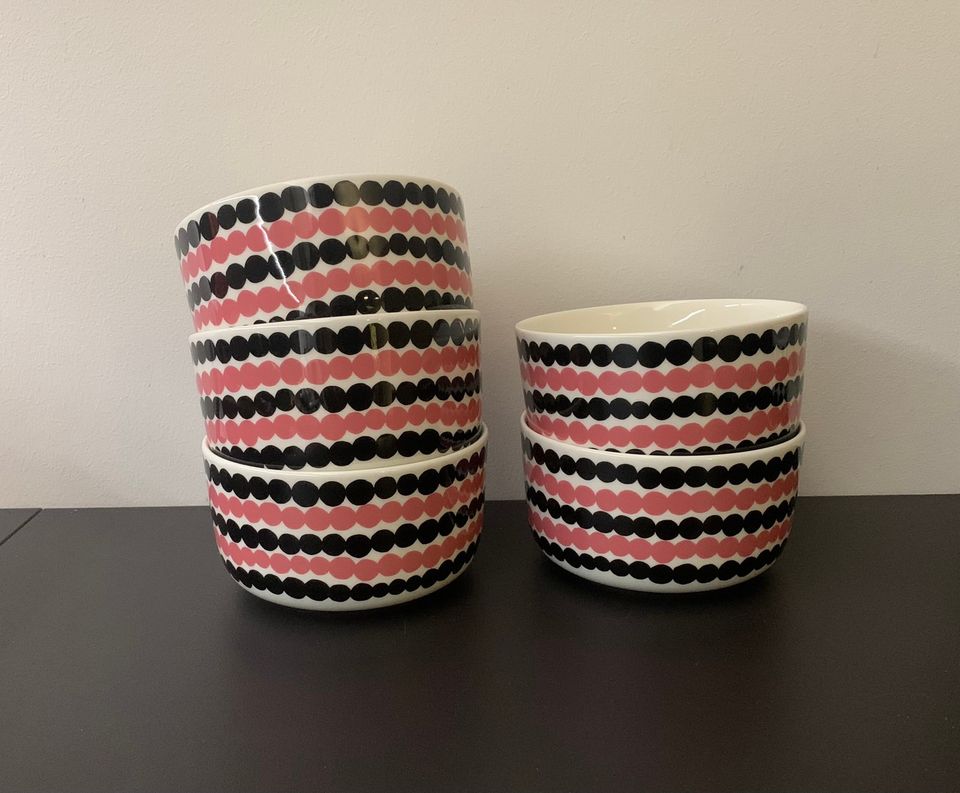 Marimekko Räsymatto pinkki kulho