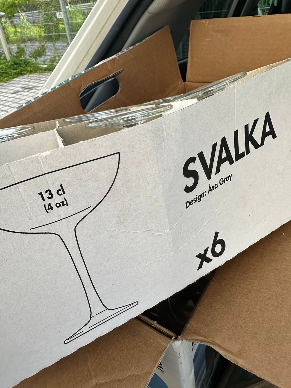 Ikea Svalka lasit 12 kpl