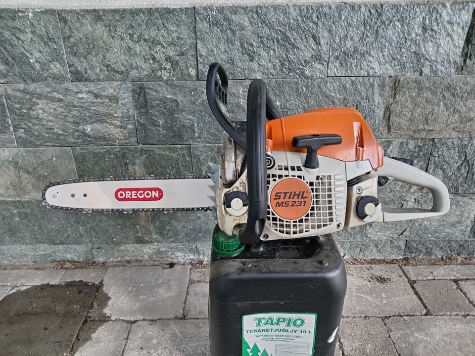 Stihl MS231 Moottorisaha. Huollettu, toimiva