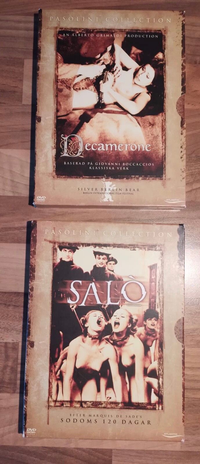 Pier paolo Pasolini Salo & Decamerone DVD:t