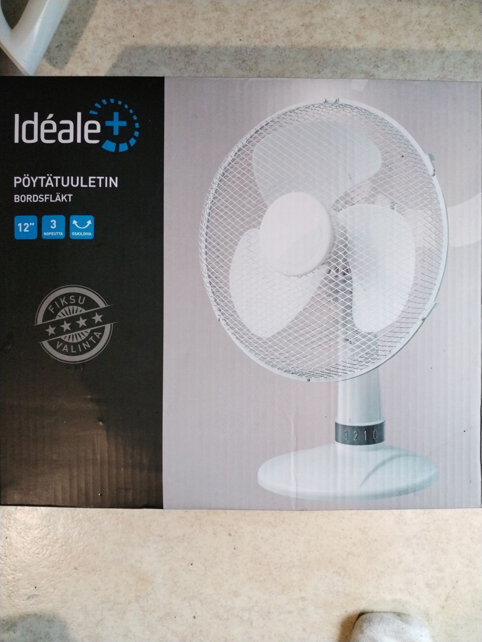 Ideale pöytätuuletin 12"