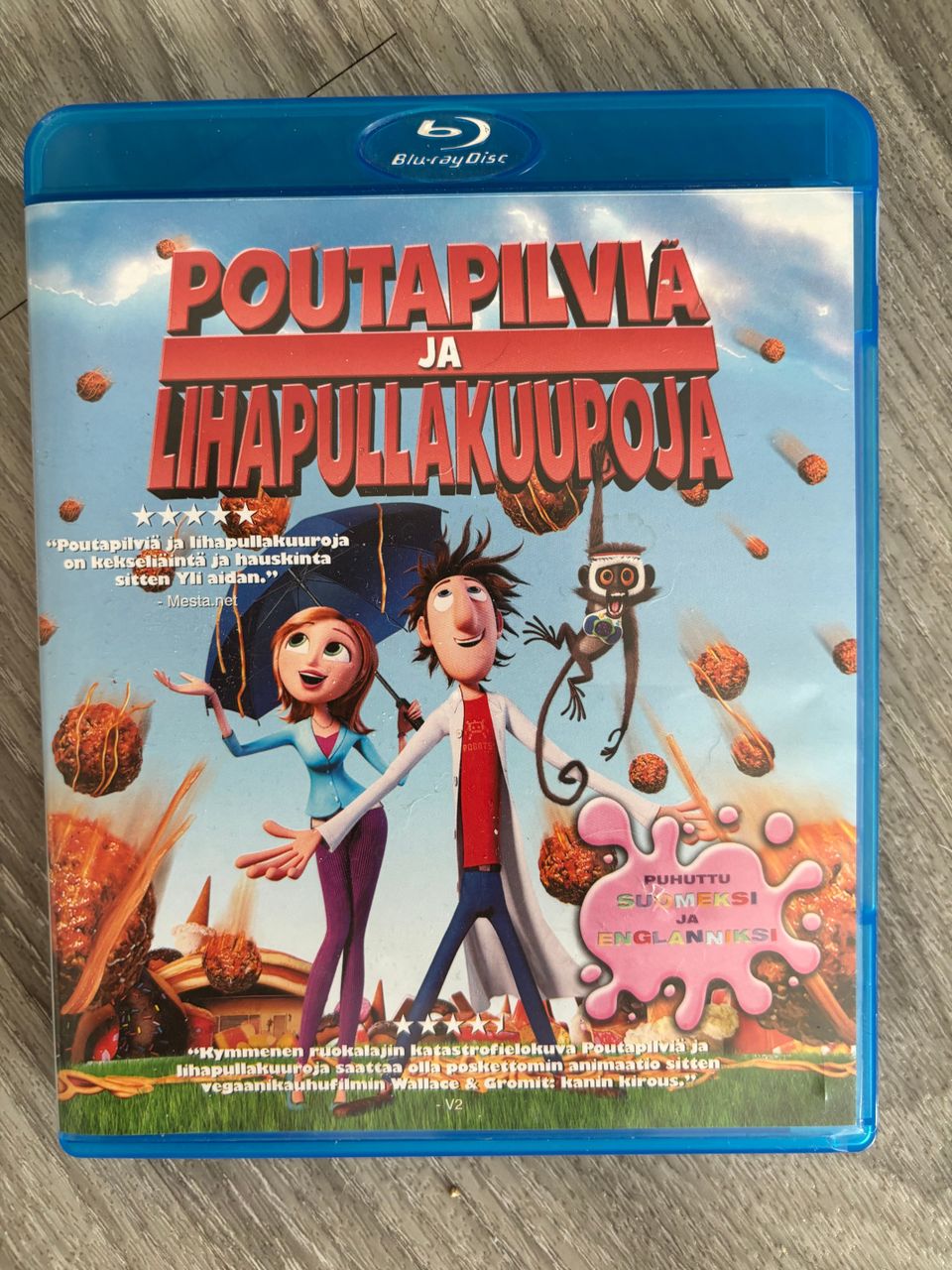 Blue-Ray - elokuva Poutapilviä ja lihapullakuuroja