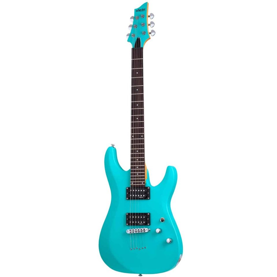 Schecter C-6 Deluxe Satin Aqua sähkökitara