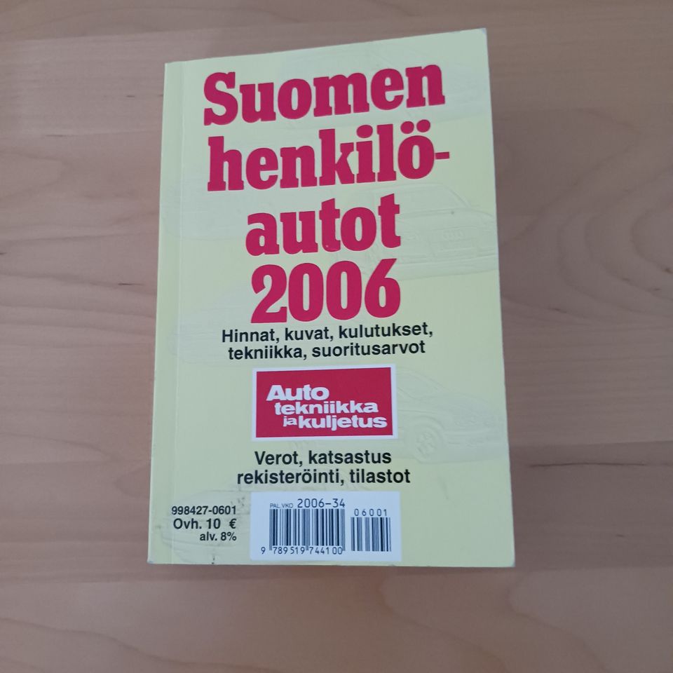 Kirja: Suomen henkilöautot 2006