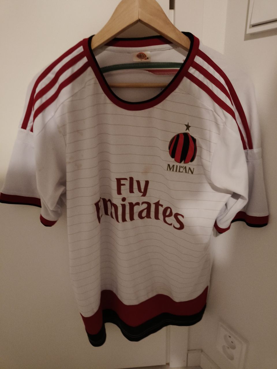 Ac milan vieraspaita, nimetön koko L