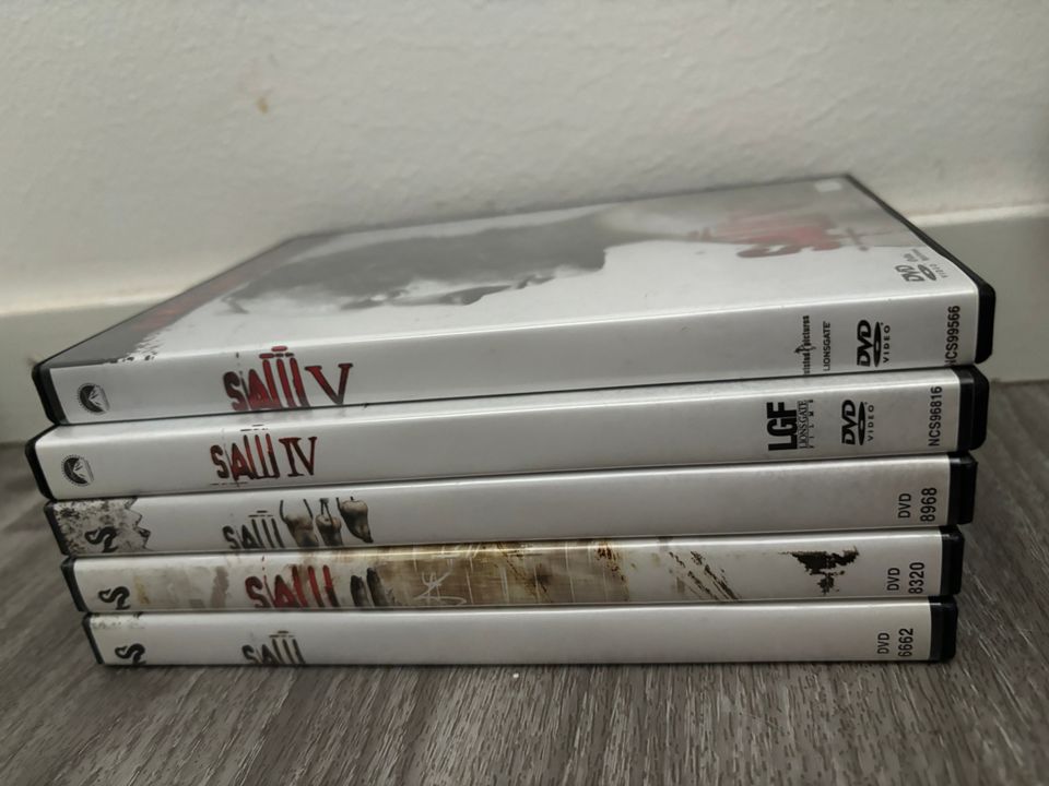Saw- DVD:t osat 1 -5