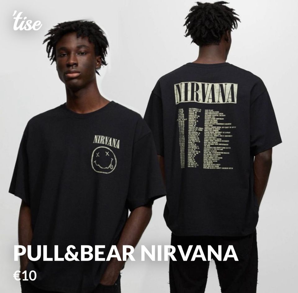 Pull&bear t-paita nirvana