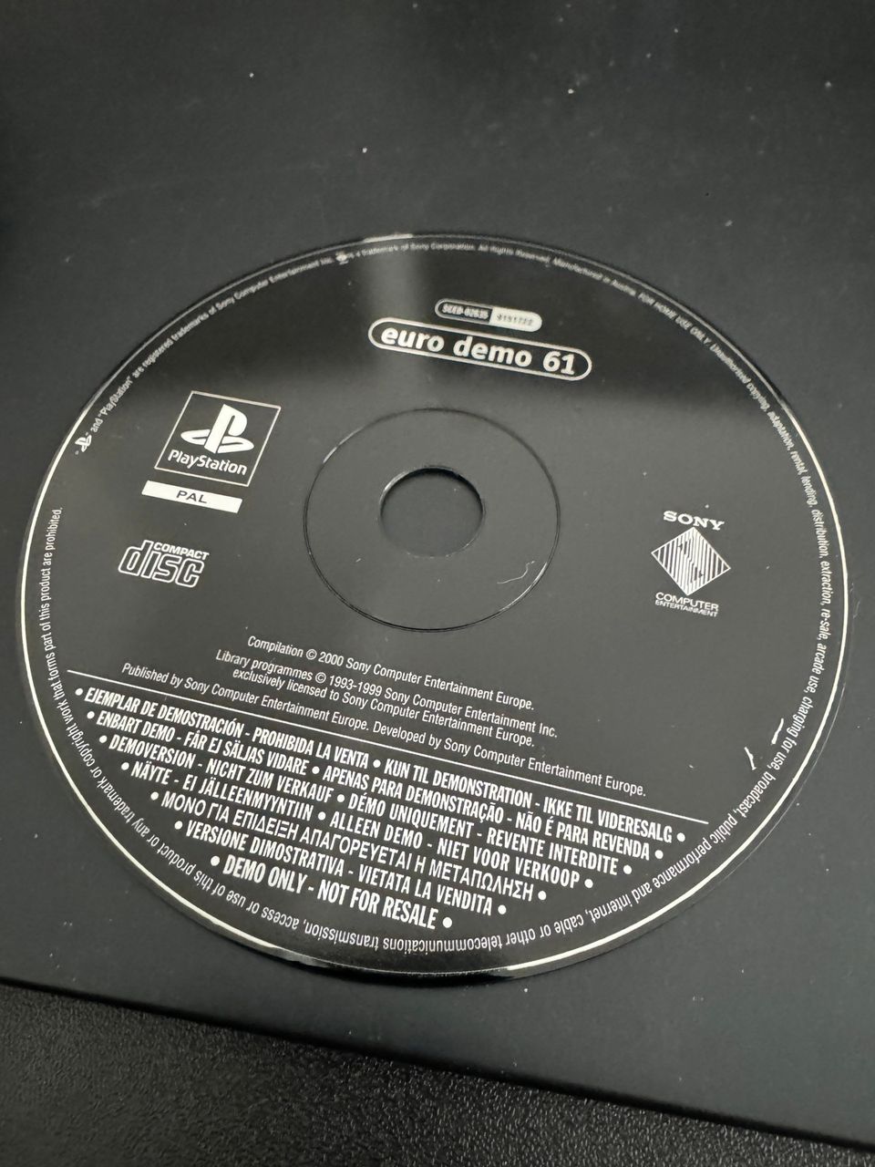 PSX / PS1 Euro Demo 61