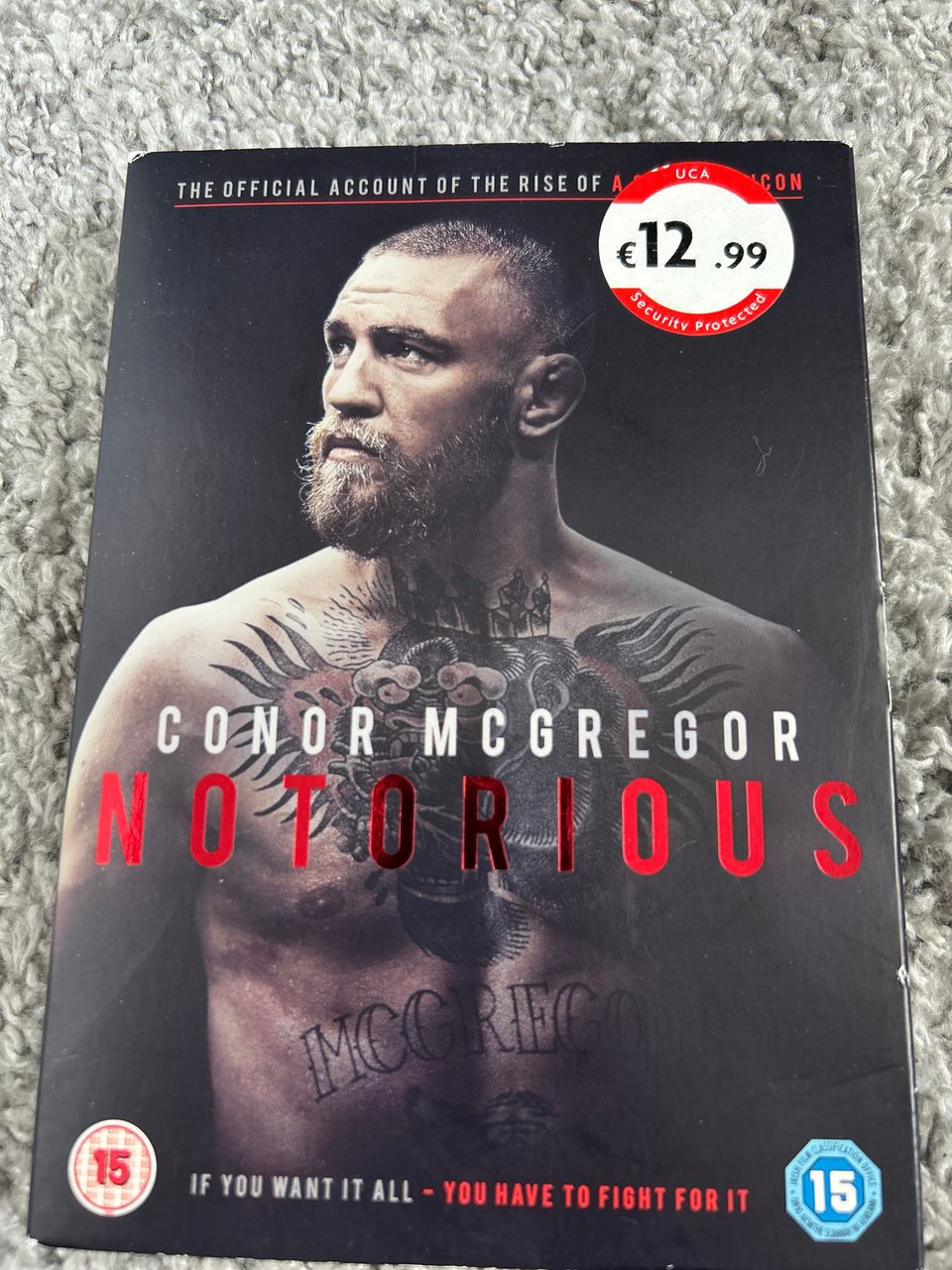 UFC Connor Mcgregor Notorious DVD