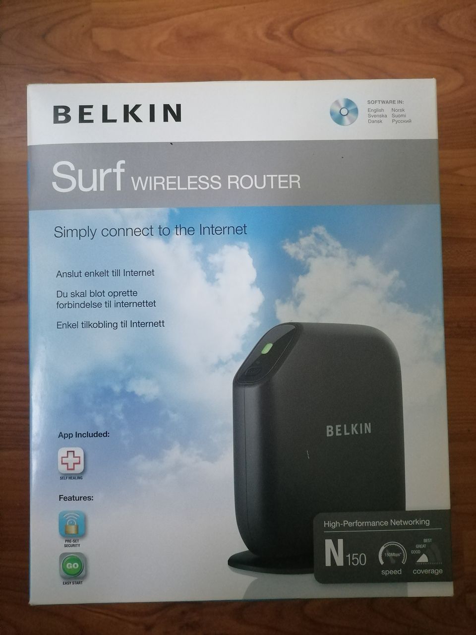 BELKIN Surf Wireless ADSL Router N150