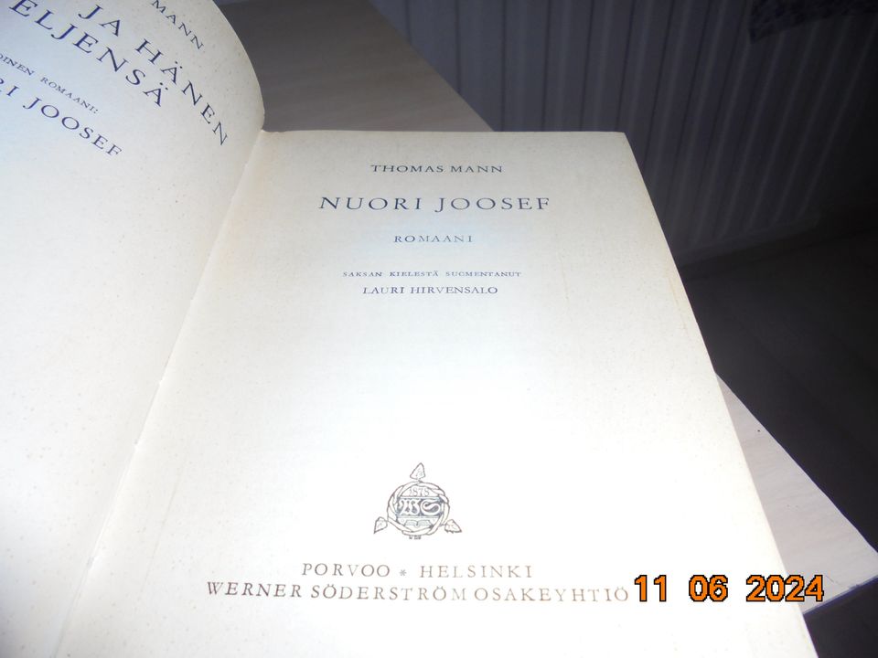 thomas mann - nuori joosef