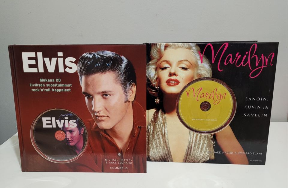 Elvis ja Marilyn kirja + CD