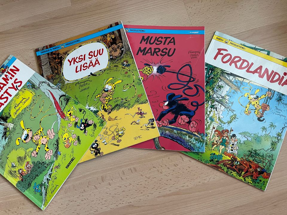 Marsupilami albumit 1-3 + 6