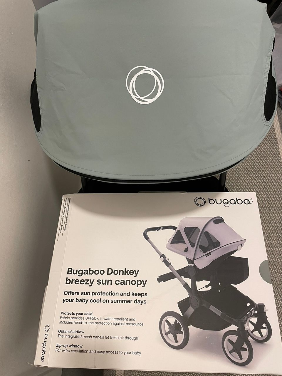 Bubagoo Donkey breezy sun canopy