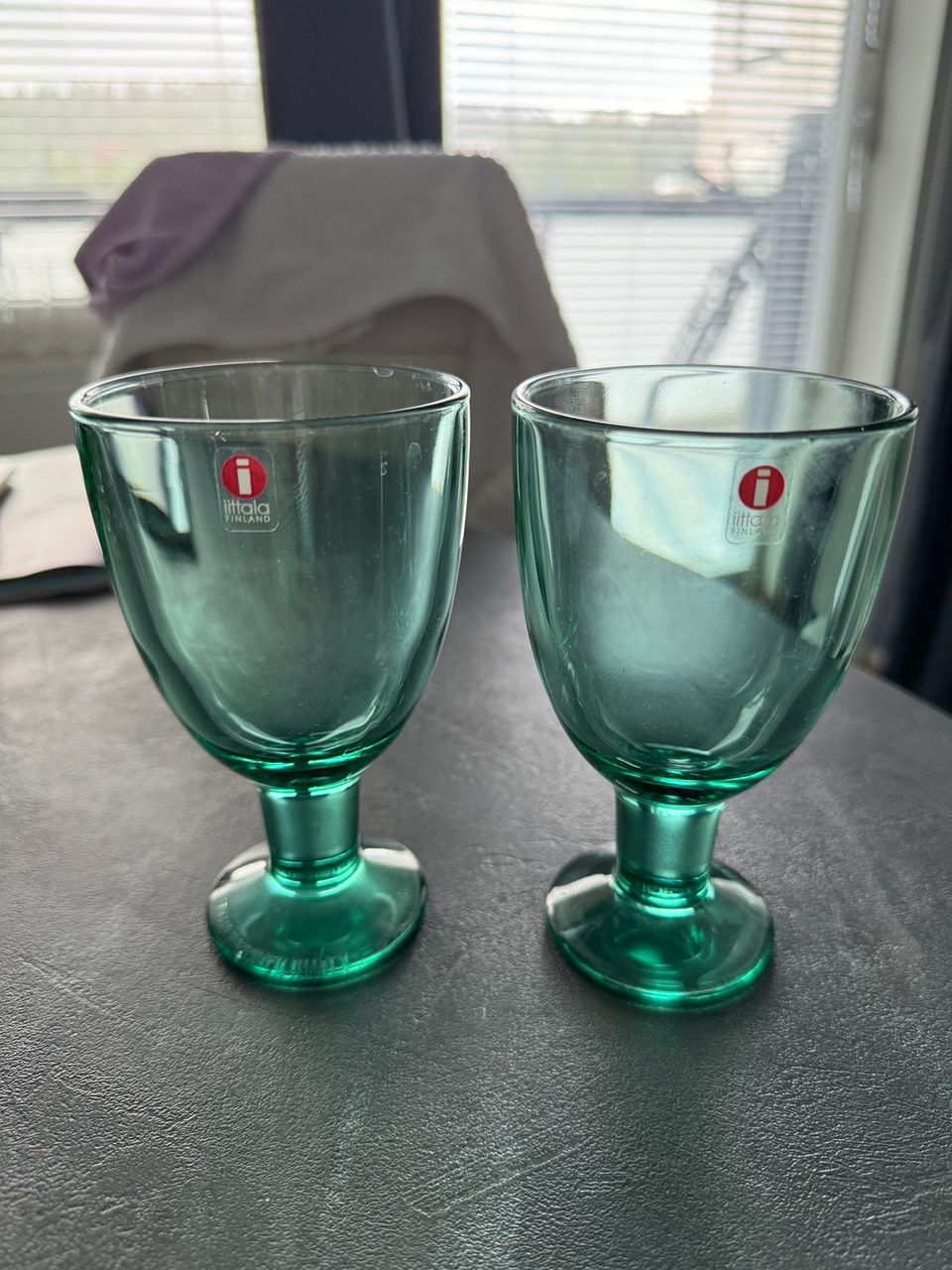 Iittala Verna juomalasi 2kpl, vihreä