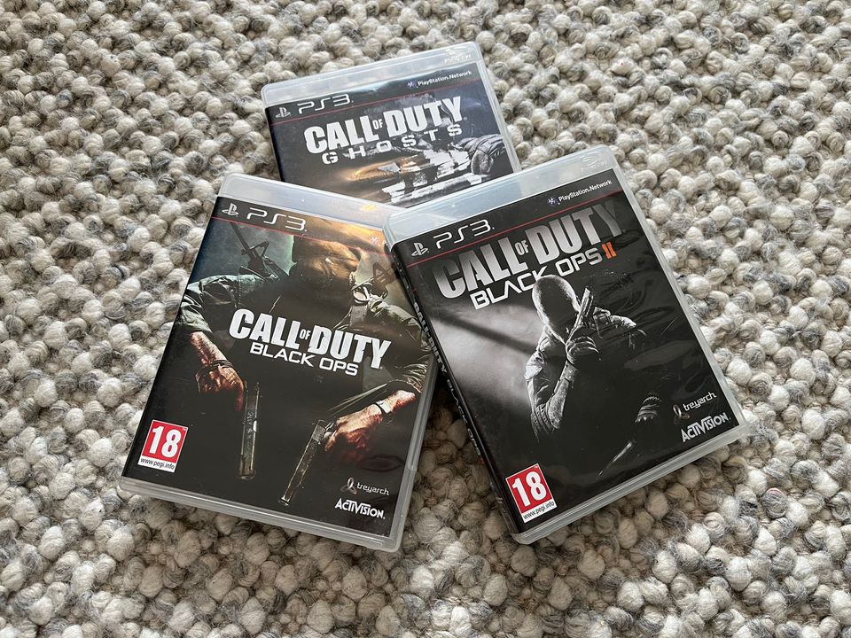 PS3 Call of Duty x 3