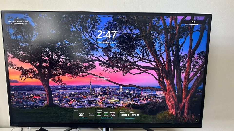 Sony Inzone M9 27" pelinäyttö 4K 144hz