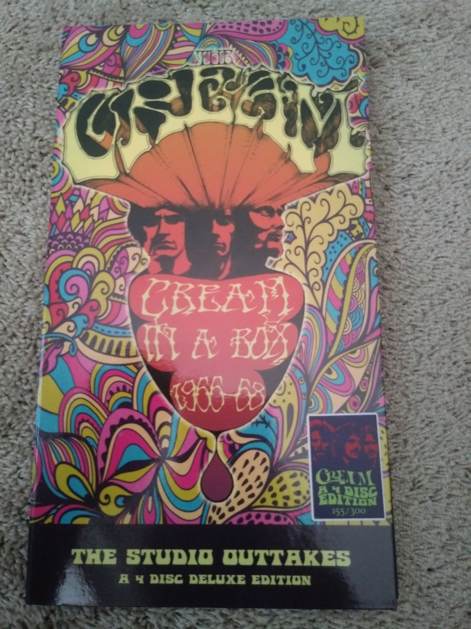 Cream: Cream In A Box, 4-CD:n boxi.