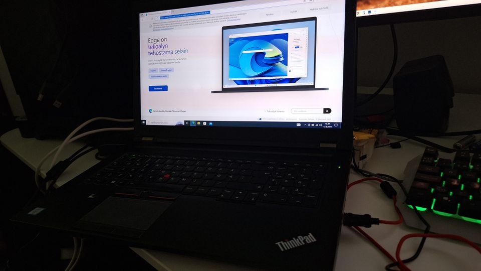 Thinkpad p70 17"  näyttö 4K