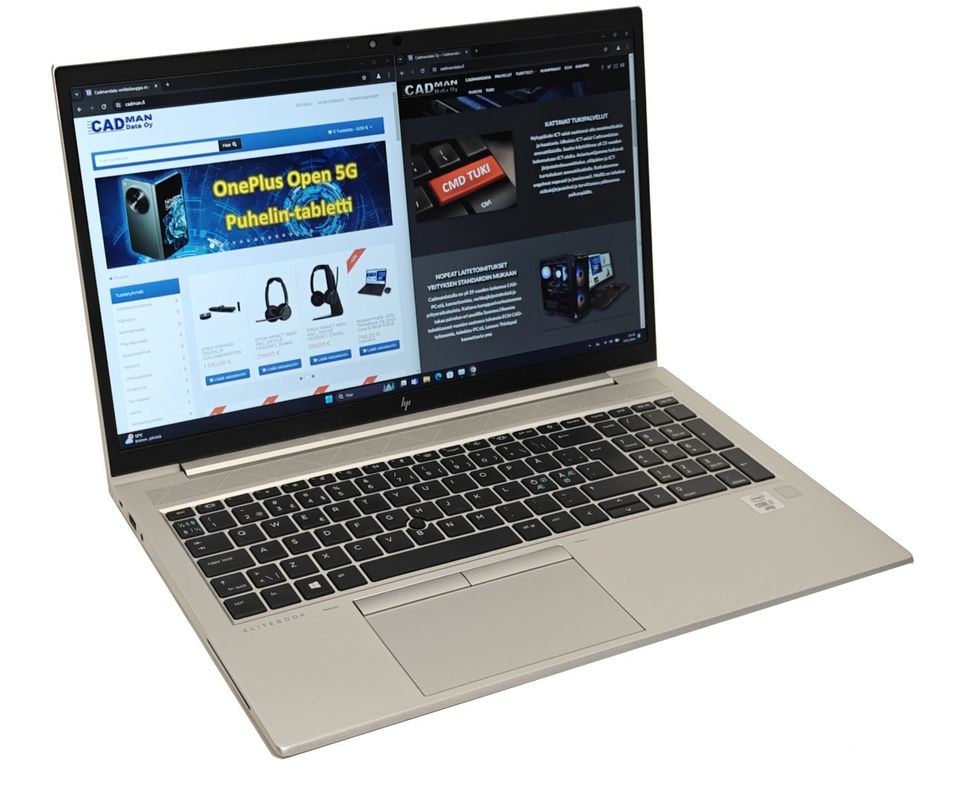 Nopeimmalle -50% - HP Elitebook 850 G7 i7-10610 15.6" Touch 16Gt 500Gt W11Pro