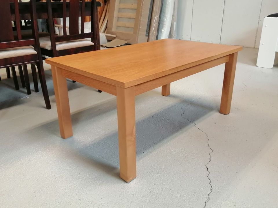 Sohvapöytä 100 x 60 cm, tammi (käytetty)