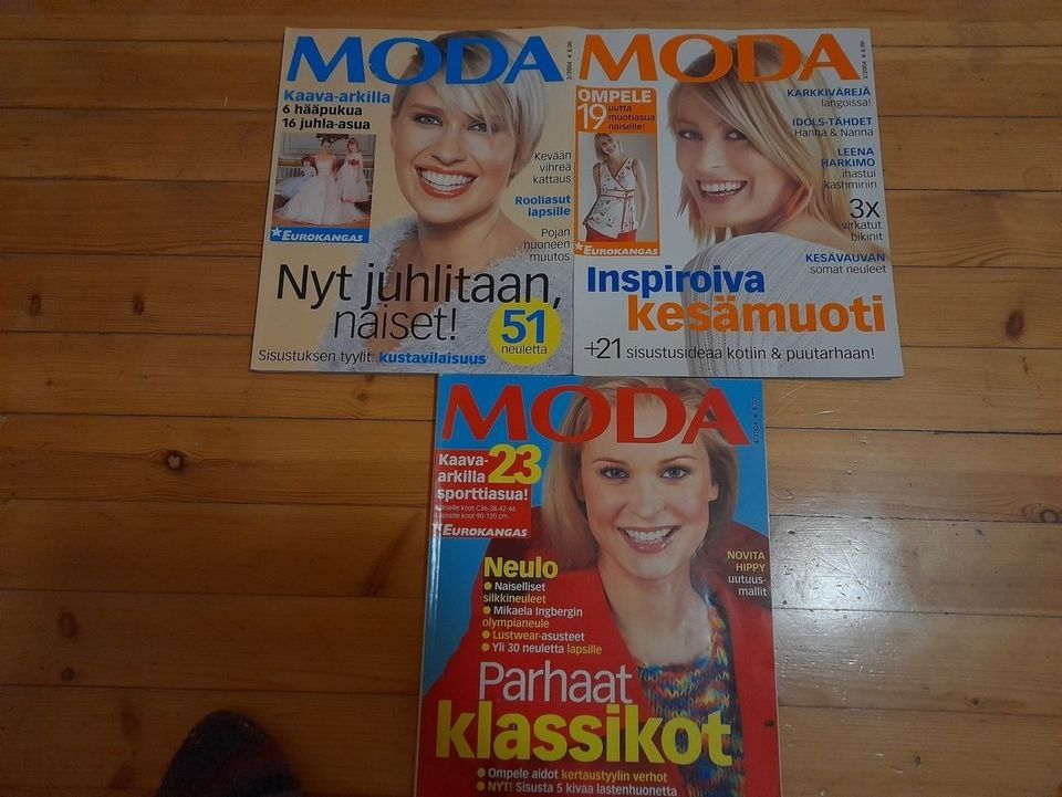 Moda-lehdet 2, 3,ja 4 /2004