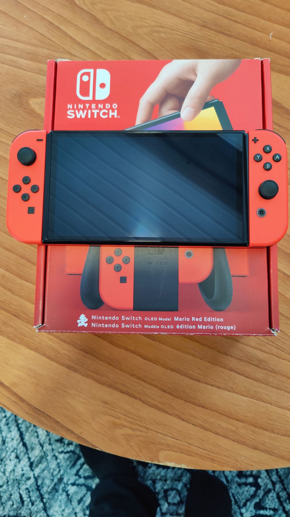 Nintendo switch oled mario red edition