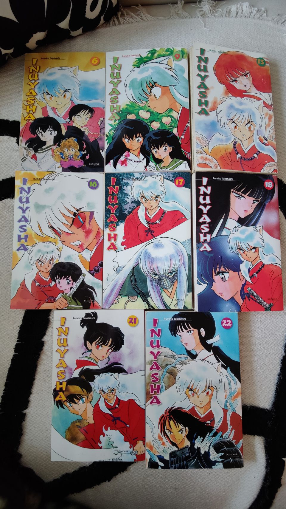 Inuyasha manga kirjat