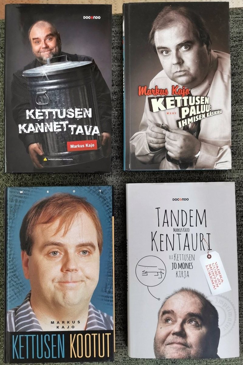 Kettunen, Markus Kajo, 4 kirjaa yhteishintaan