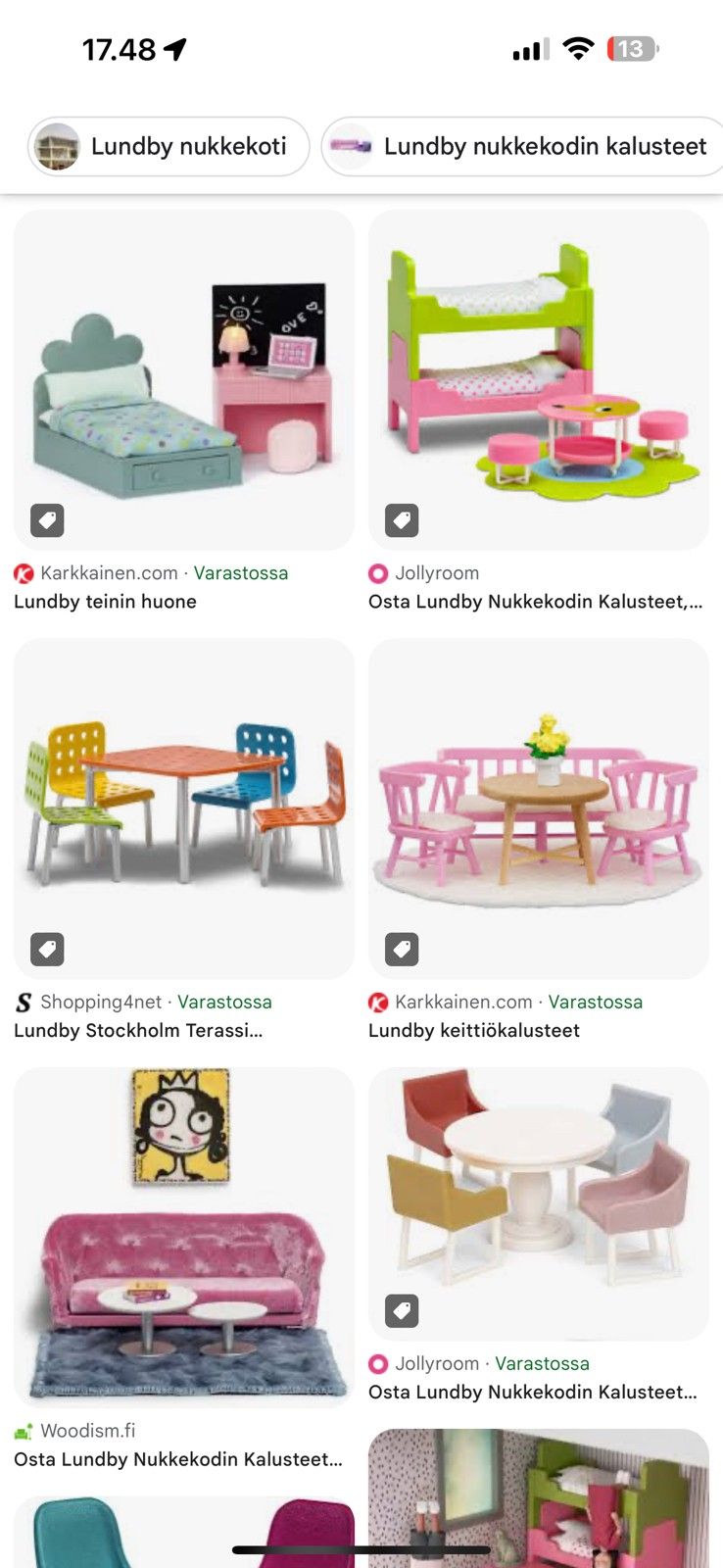 Lundby huonekaluja