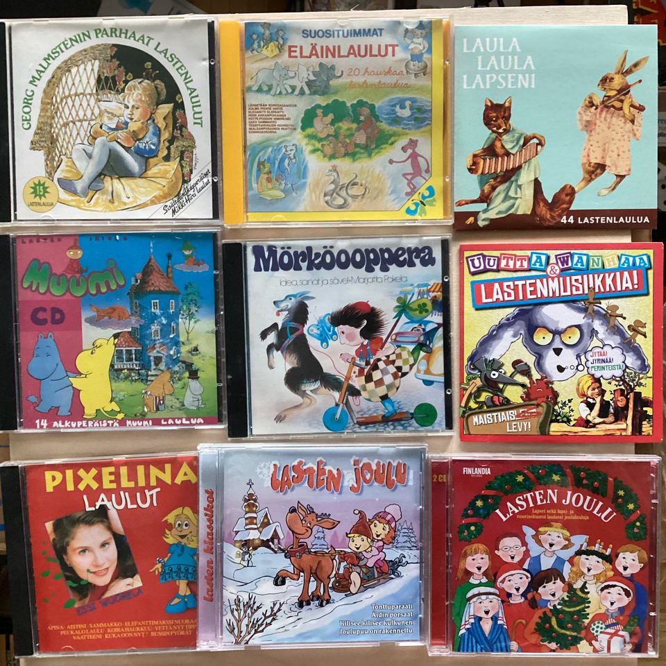 Lastenmusiikkia CD:levyillä