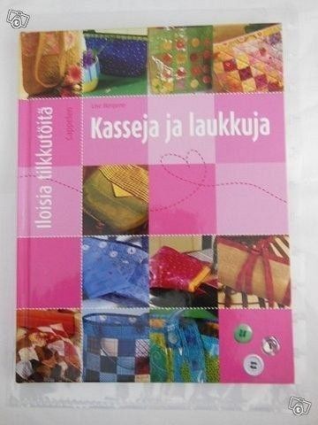 Iloisia tilkkutöitä Kasseja ja laukkuja