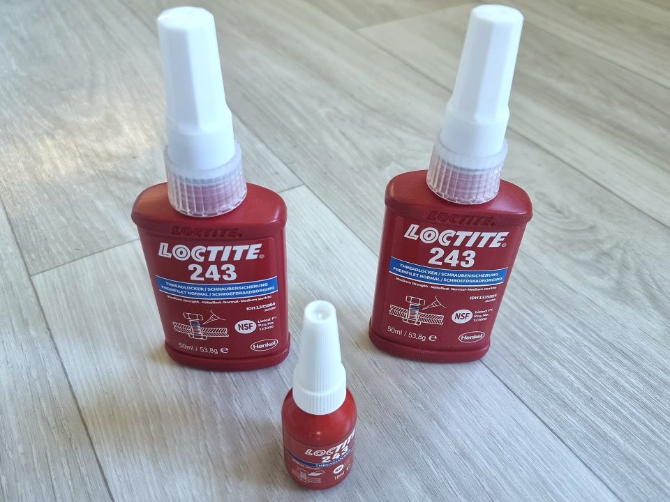 Loctite 243 50ml x 2kpl ja 10ml