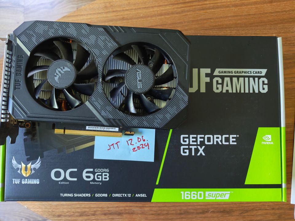 Näytönohjain Asus GTX1660S TUF gaming