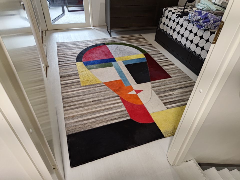 KARE Design Carpet Face Construct nahkamatto 238 x 169 cm