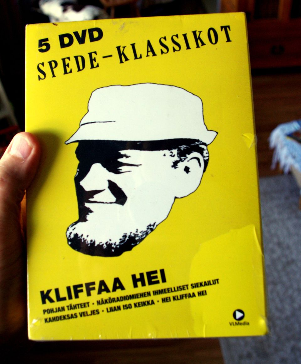 Spede klassikot 5 DVD Kliffaa hei - avaamaton pakkaus