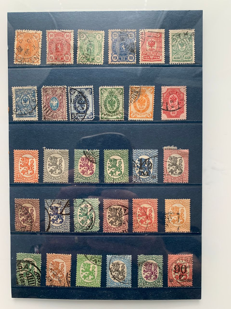 Vanhat Suomi postimerkit 82kpl - erilaisia
