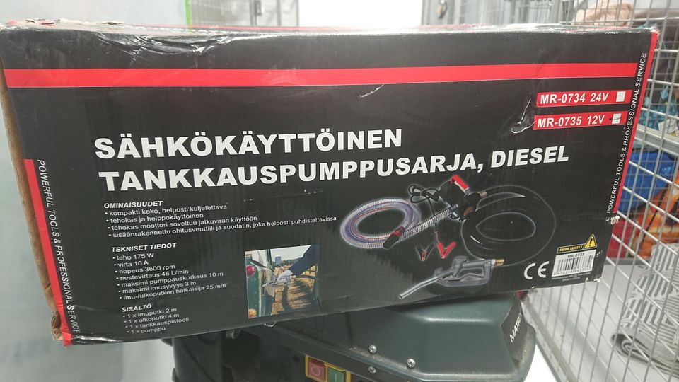 Sähkökäyttöinen tankkauspumppu DIESEL