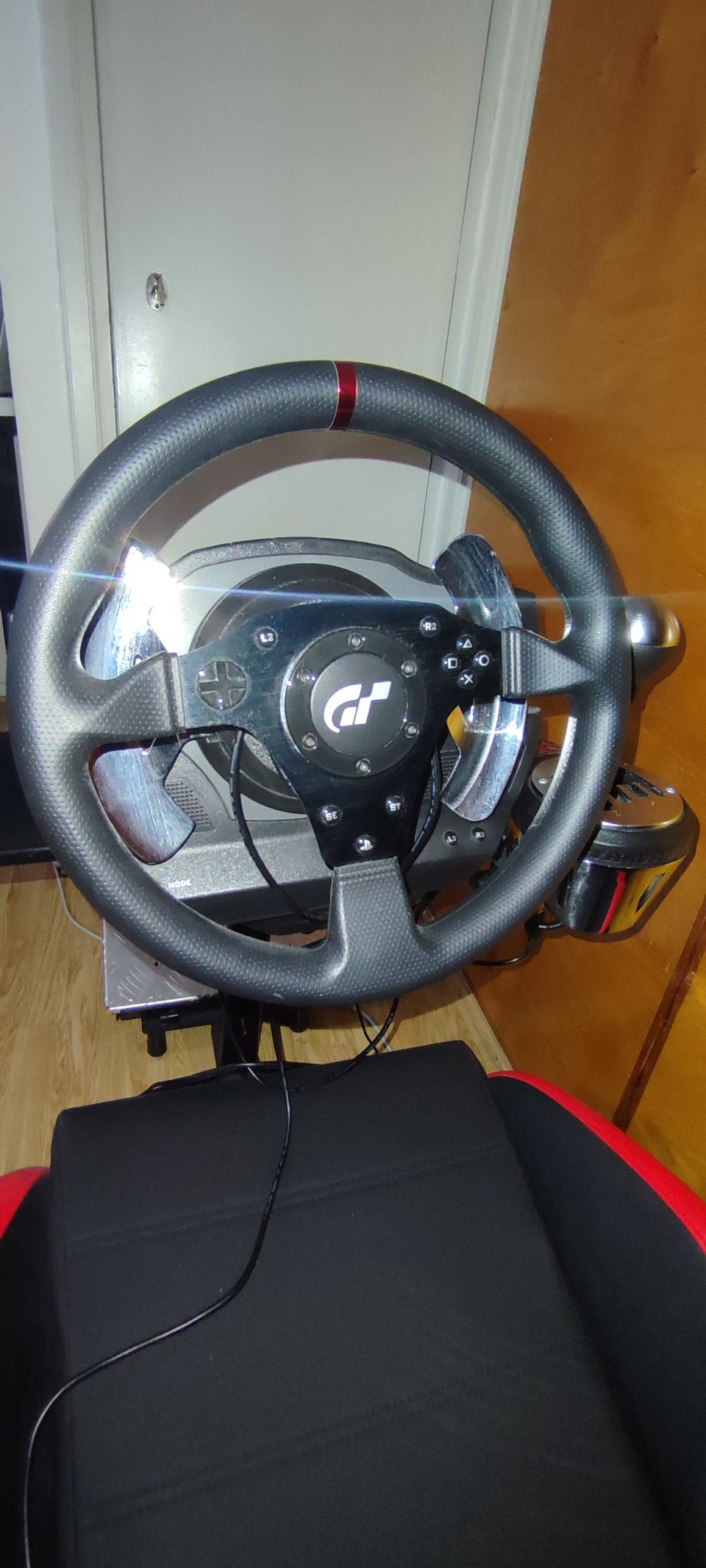 Simulaattori ajosetti  THRUSTMASTER T500RS + Thrustmaster TH8A Shifter