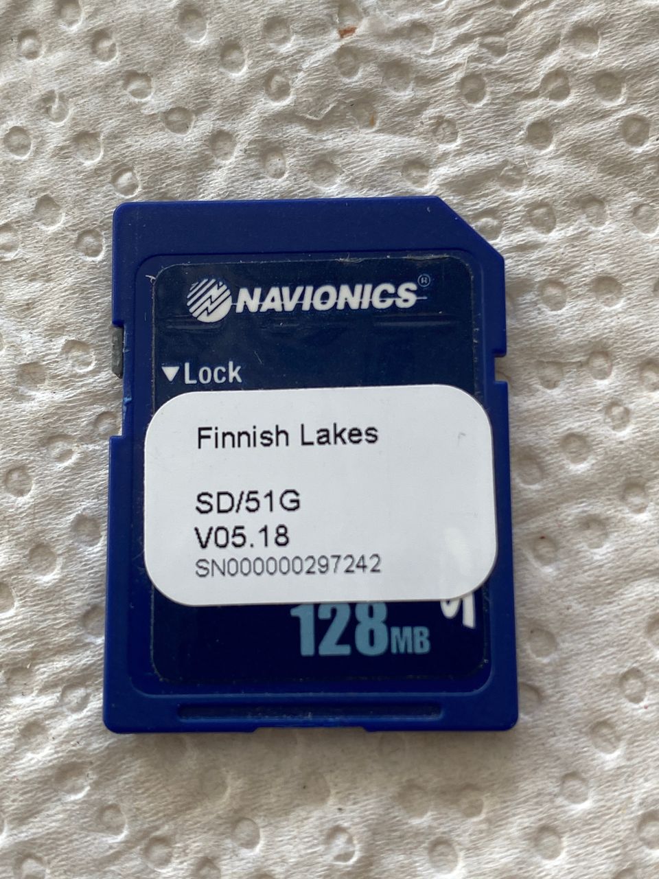 Karttakortti Suomen järvet Navionics 51G
